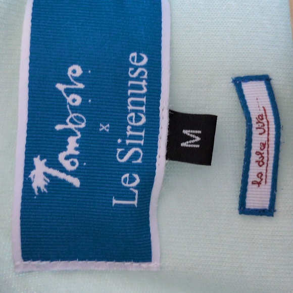 Tombolo Le Sirenuse Mint Half-Zip Cabana Shirt - Unisex Women L, Men M - Picture 11 of 16